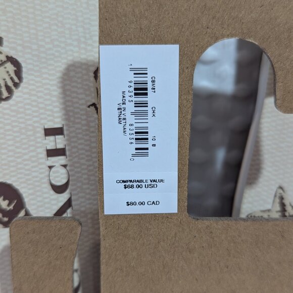 Coach Zayn Flip Flop With Shell Print, size 9, 10, 11. - Picture 6 of 8